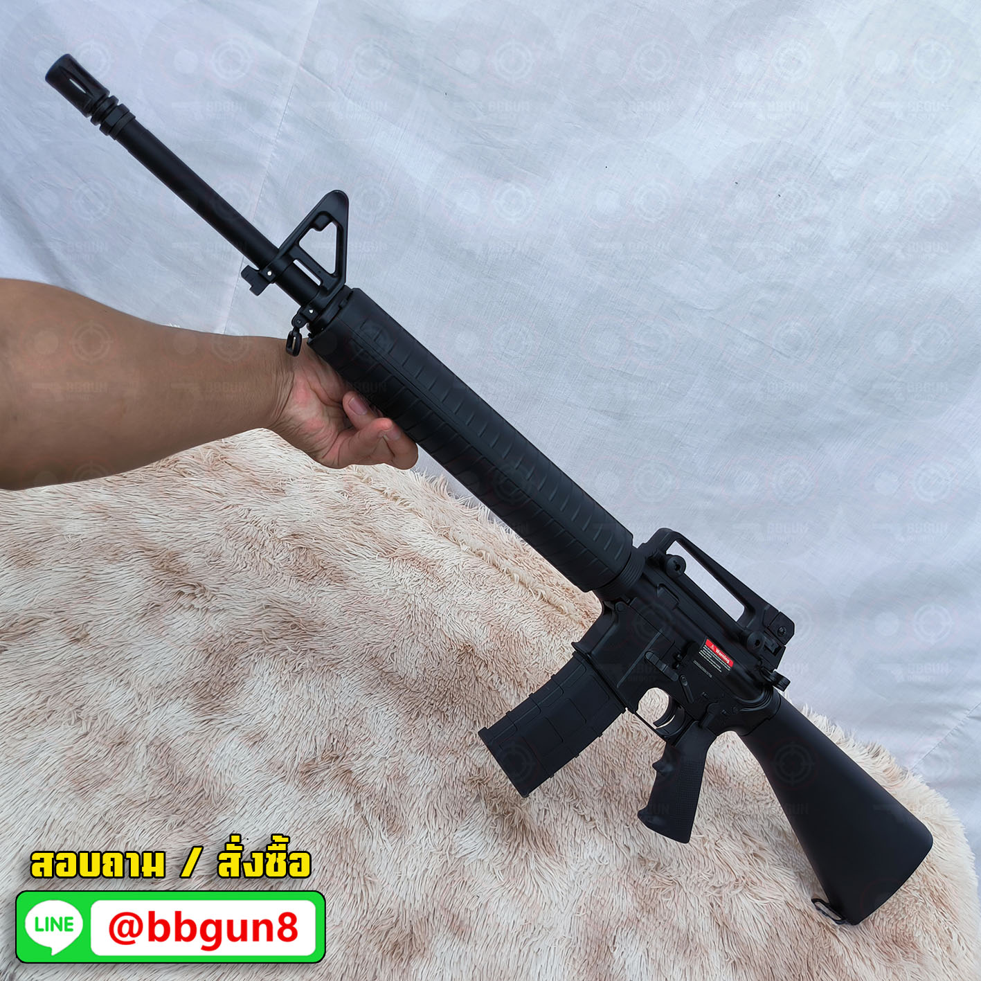 บีบีกันอัดแก็ส M16 A2 ระบบแก๊ส GBBR บอดี้โลหะ Golden Eagle MC 6610 M BB GUN