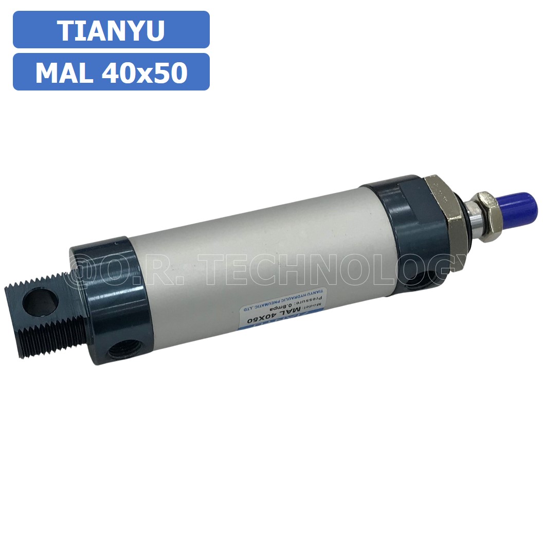 (1ชิ้น) กระบอกลม ขนาดเล็ก รุ่น MAL 40x50 (Mini Air Cylinder Series) Pneumatic Cylinder กระบอกลมนิวเมติก
