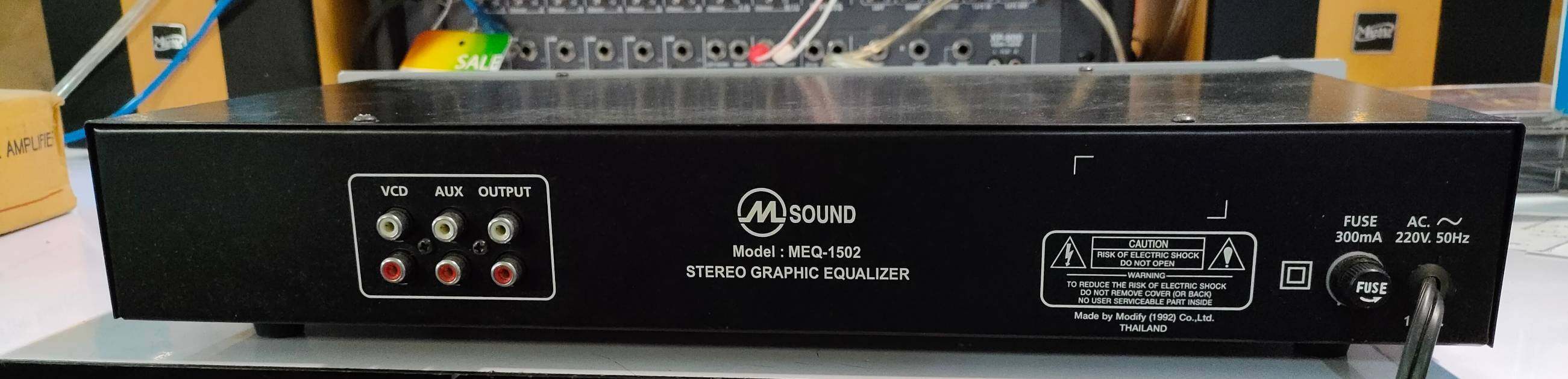 MSOUND MEQ-1502 stereo graphic equalizer