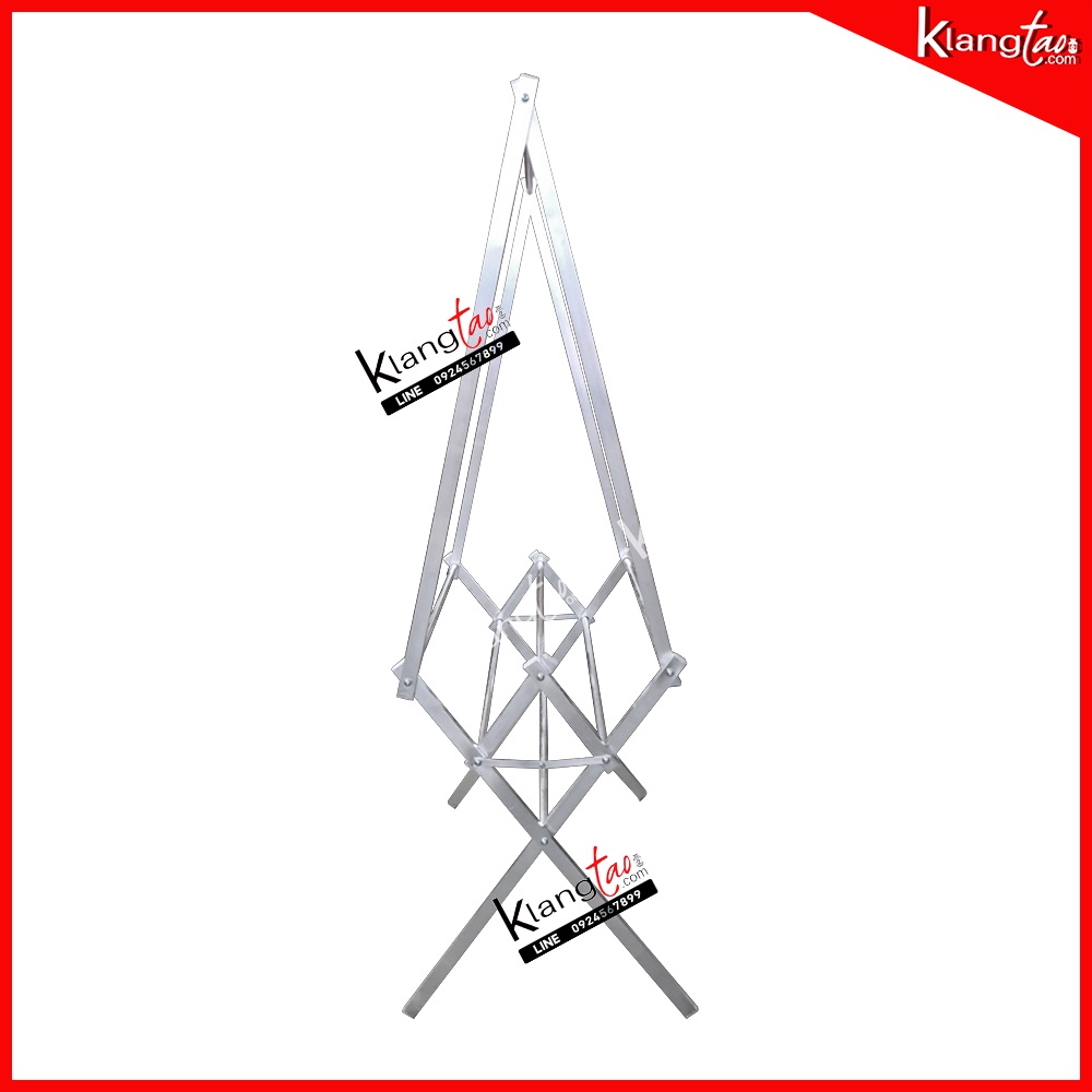 ราวตากผ้า พับได้ รุ่น R60-No.3 เดี่ยว ยาว 75 cm. ราวแขวนผ้า