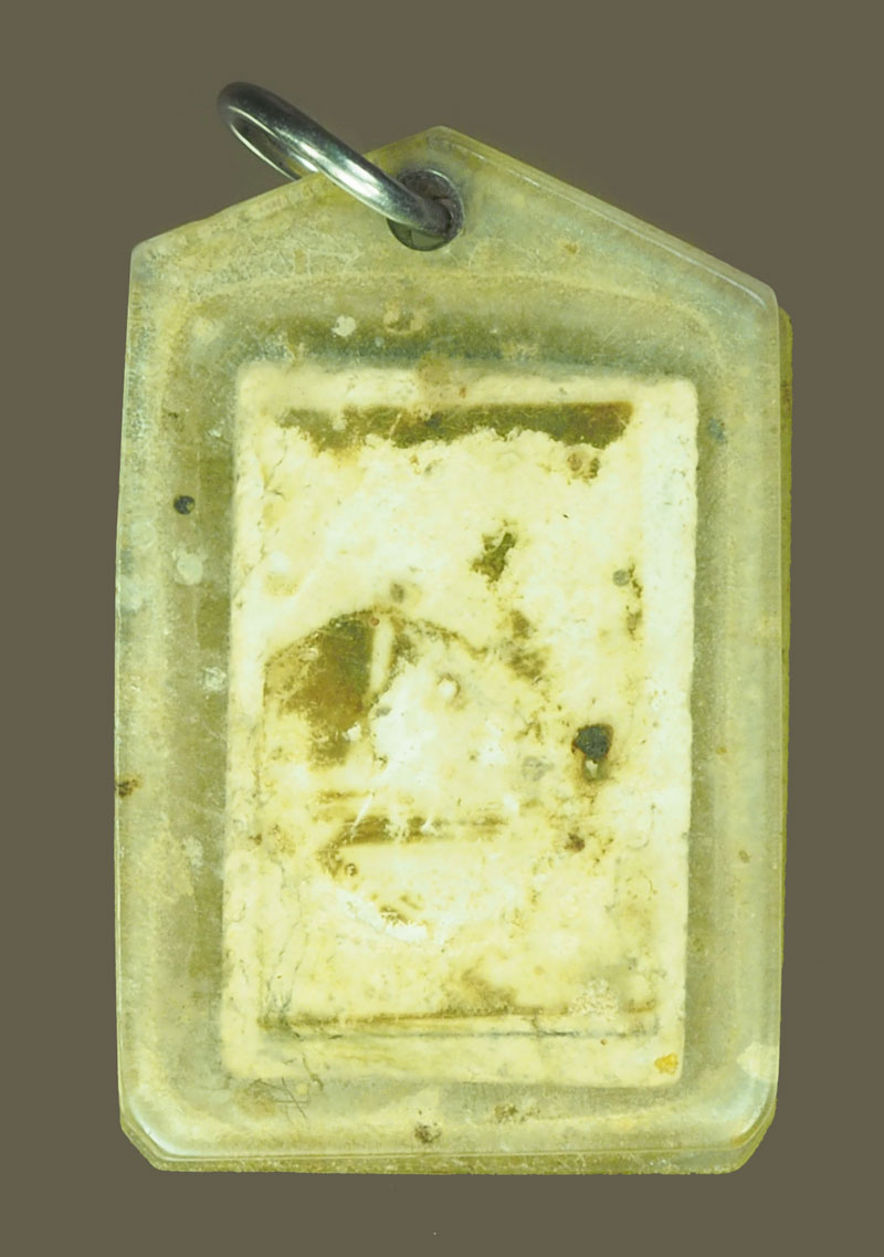 *38689 พระสมเด็จคะแนน เลี่ยมพลาสติกเก่า หลายสิบปี ไม่ทราบที่ 3