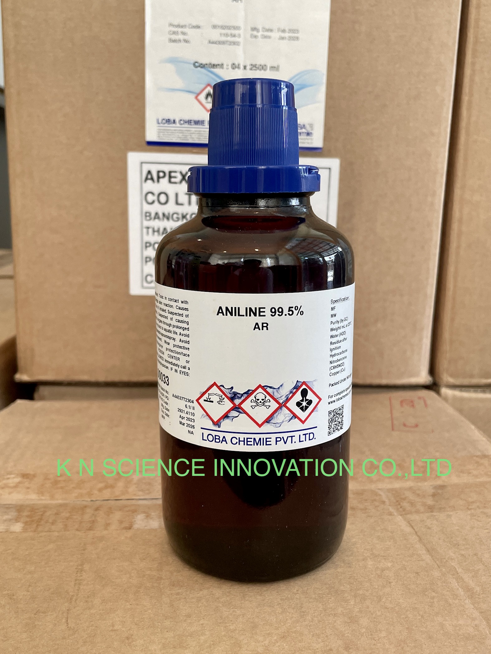 Aniline, AR, 500 ml , Loba 0003300500