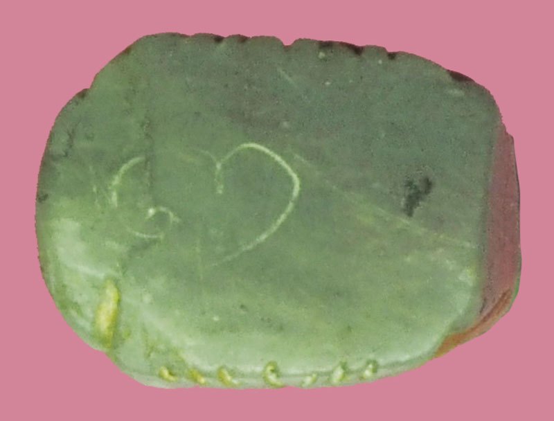 ขายแล้ว*38935 พระปิดตาหินแกะ เนื้อว่านสบู่เลือด หลวงพ่อจ้อย วัดบางช้างคลานเหนือ นครปฐม ยุค 24XX 6