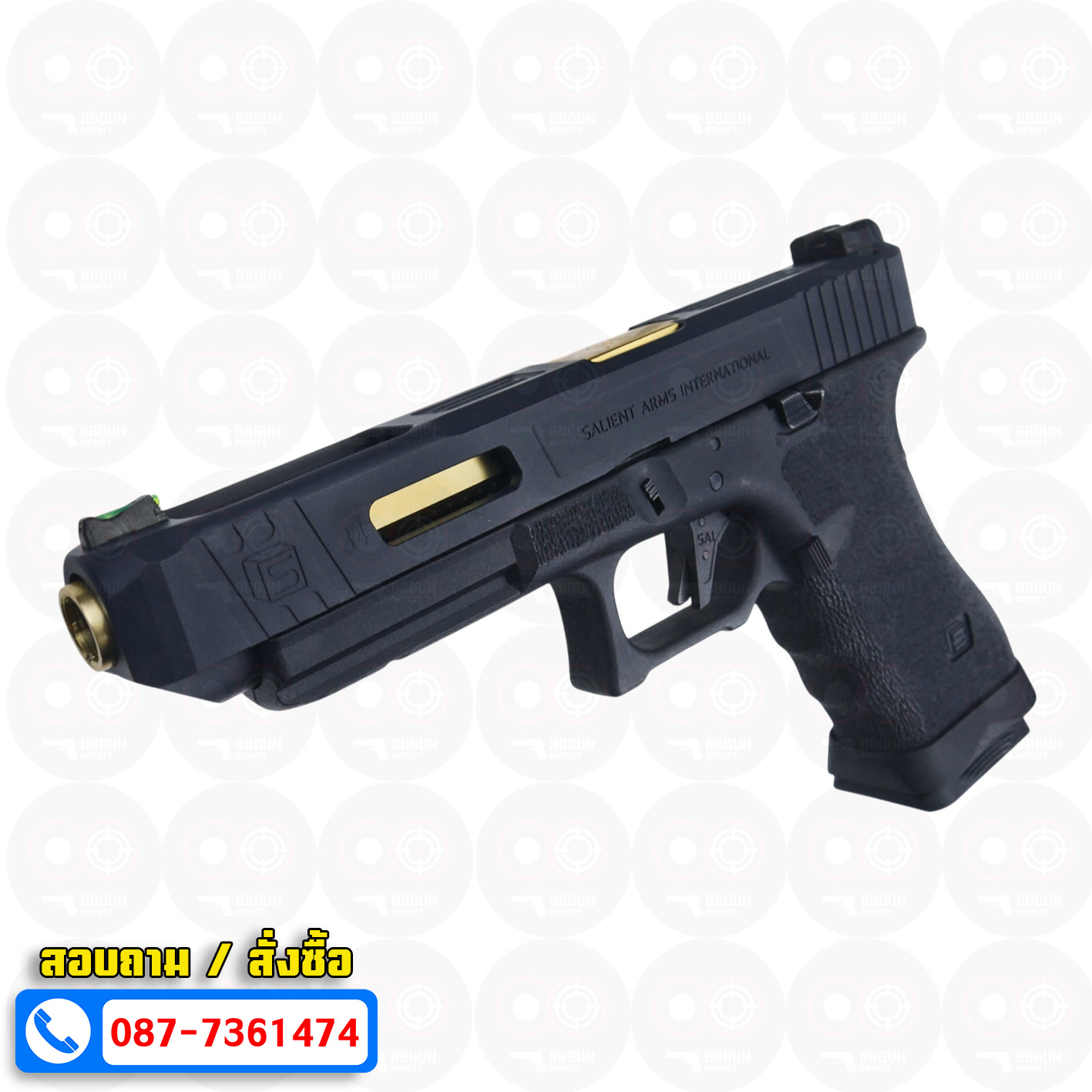 บีบีกันอัดแก๊ส AW Custom SAI Tier One G34 BB GUN