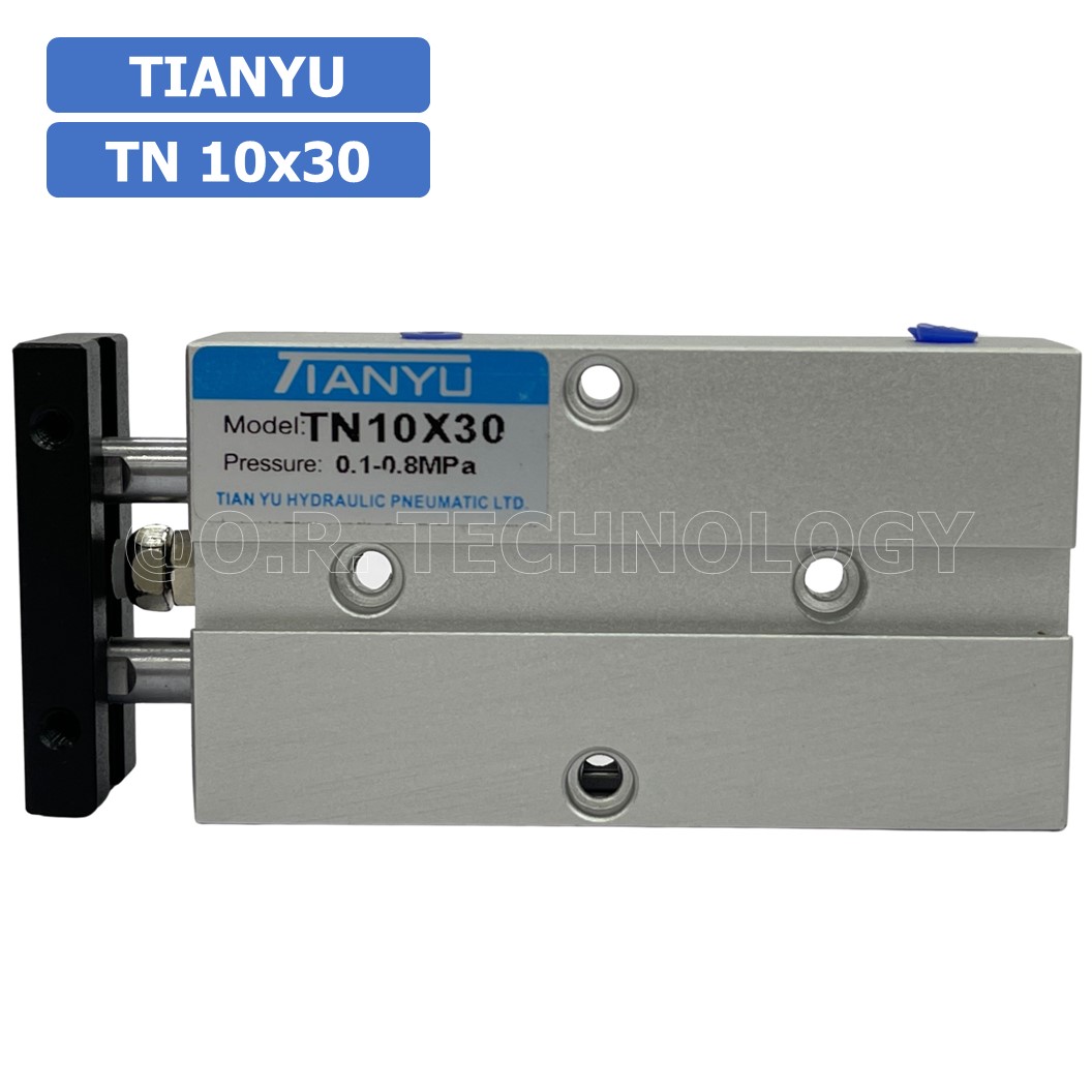 (1ชิ้น) TN 10x30 กระบอกลม แบบแกนคู่ กระบอกลมคอมแพ็ค 2 แกน Twin-Rod Cylinder compact Double-shaft Air Pneumatic