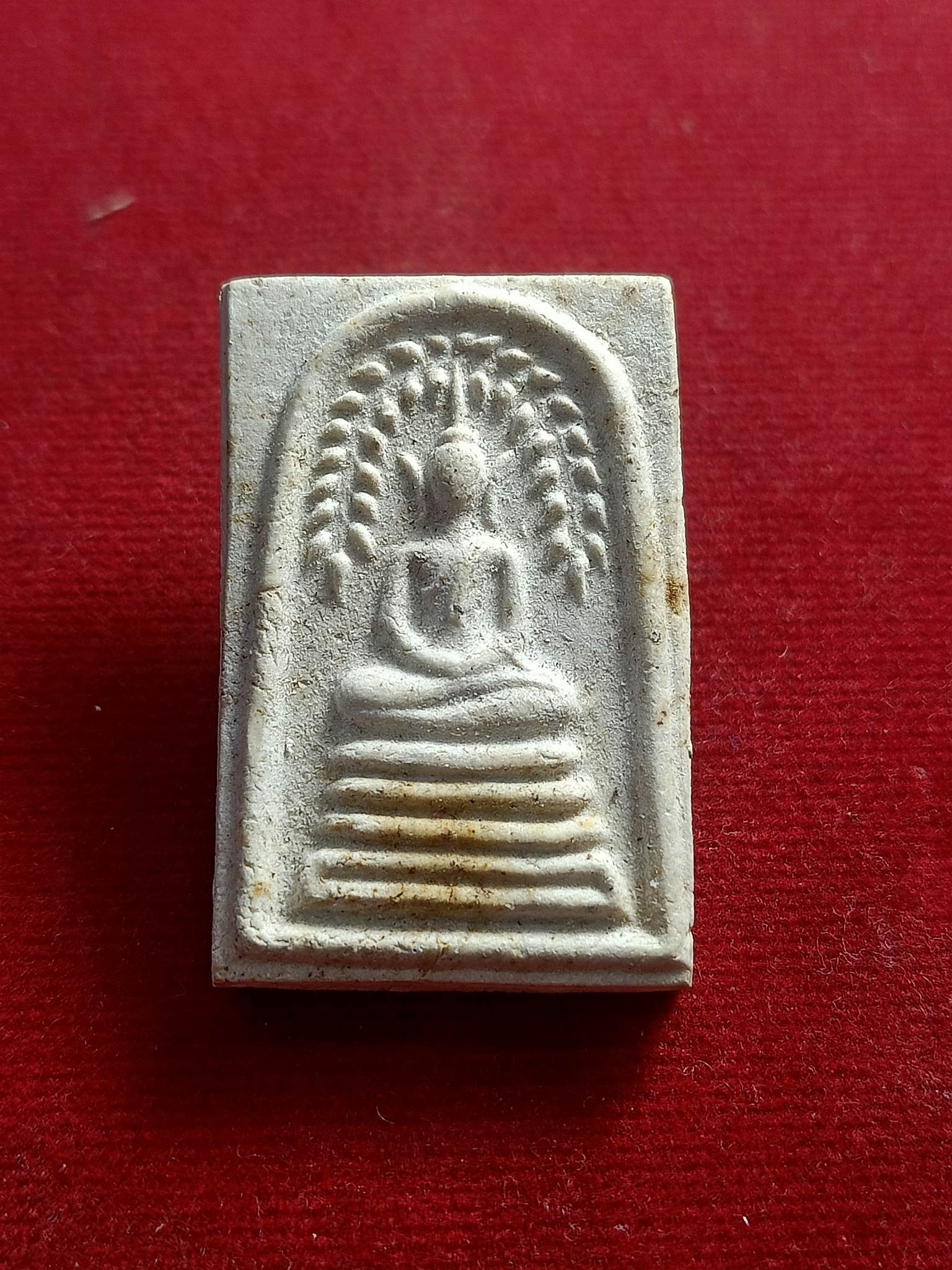 พระสมเด็จปรกโพธิ์ หลวงพ่อรวย วัดท่าเรือ จ.ระยอง ปี 2535 อุดกริ่ง (SKU-00764)