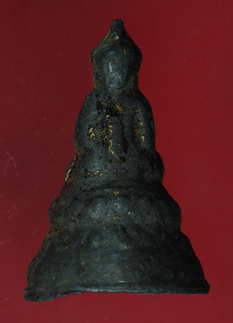 *28124 พระรัตนแก้บน ลงรักปิดทอง เนื้อชินตะกั่ว 13