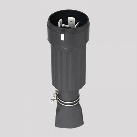 AMERICAN DENKI 41062RW 3-Pole 4-Wire Grounding 100A 600V Waterproof Plug IP65