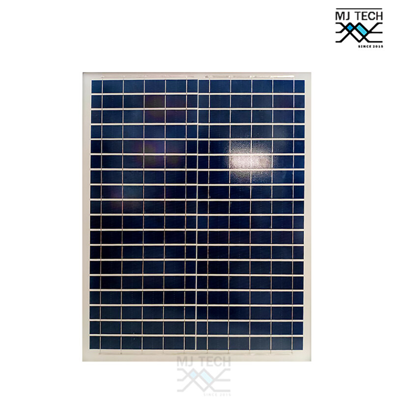 แผงโซล่าเซลล์ 18V พร้อมสายไฟ และ ปากคีบ ขนาด 20W / 30W / 50W