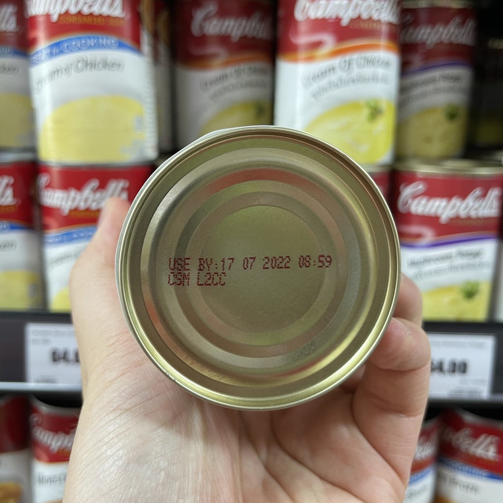 แคมเบลล์ ซุปครีมข้าวโพดและเห็ดชนิดเข้มข้น น้ำหนักสุทธิ 300 กรัม Campbell's Condensed Soup Cream Style Corn with Mushroom