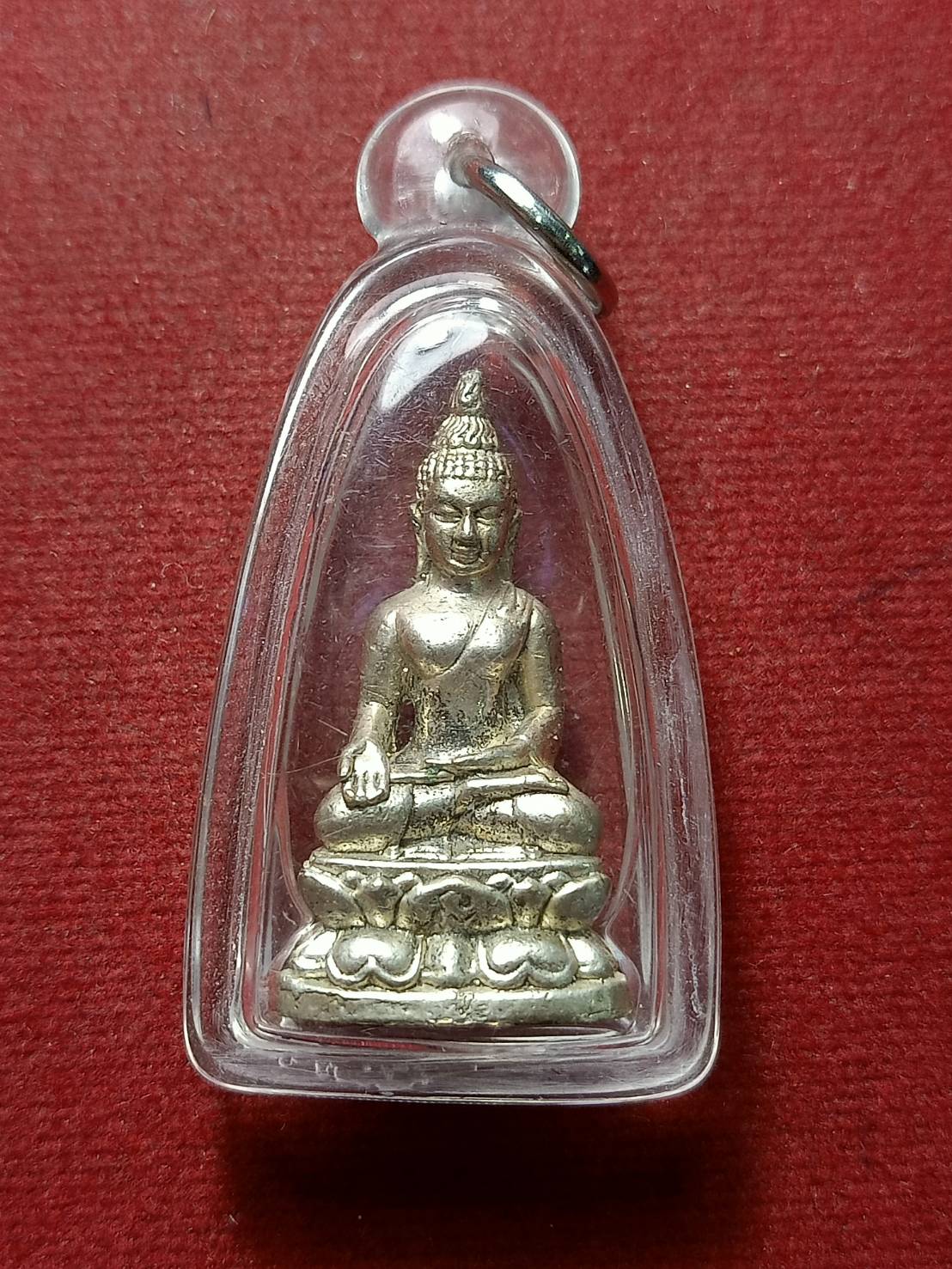 พระกริ่งไพรีพินาศ เนื้ออัลปาก้า วัดบวรนิเวศ กทม. (SKU-09659)