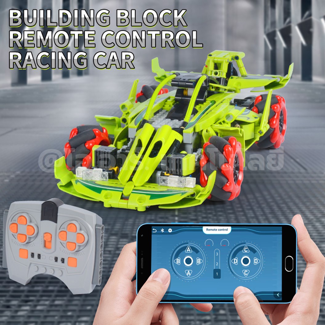 KEEYEE ตัวต่อเสริมทักษะ THE VEHICLE WORLD ของเล่นเสริมทักษะ ตัวต่อ Building Block STEAM Education Programmable Robot