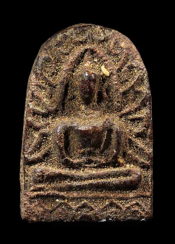พระซุ้มกอเล็ก เนื้อผงยา ไม่ทราบที่ (SKU-04765)