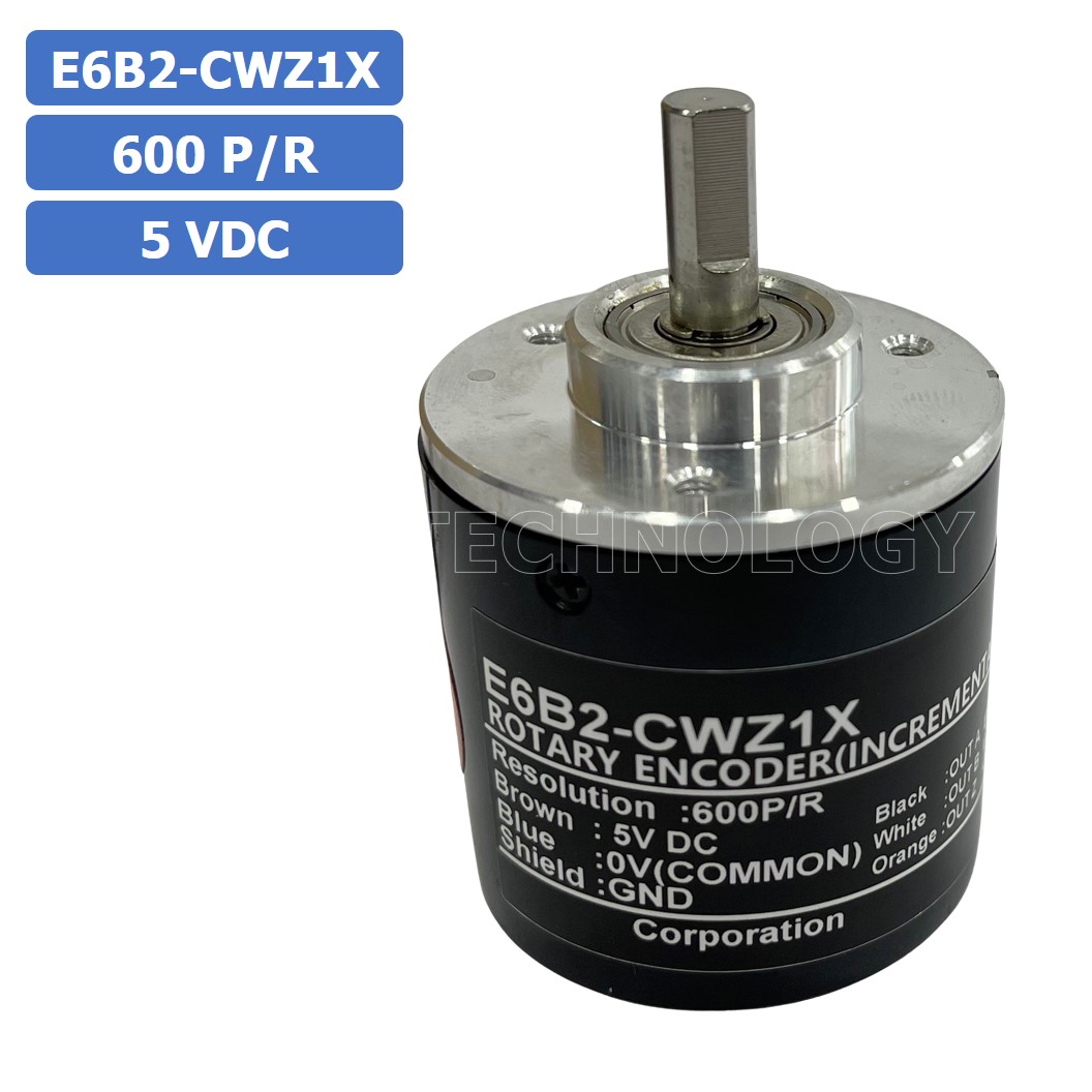 (1ชิ้น) E6B2-CWZ1X 600P/R 5VDC โรตารี่เอ็นโค้ดเดอร์ ROTARY ENCODER INCREMENTAL