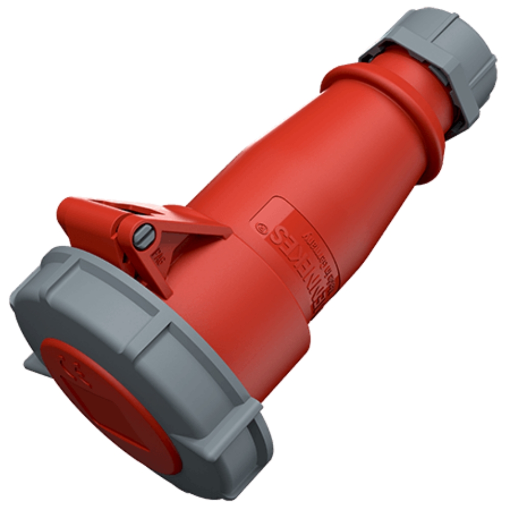 550 MENNEKES ปลั๊กตัวเมียกลางทาง (3P+N+E) 16A 400V IP67