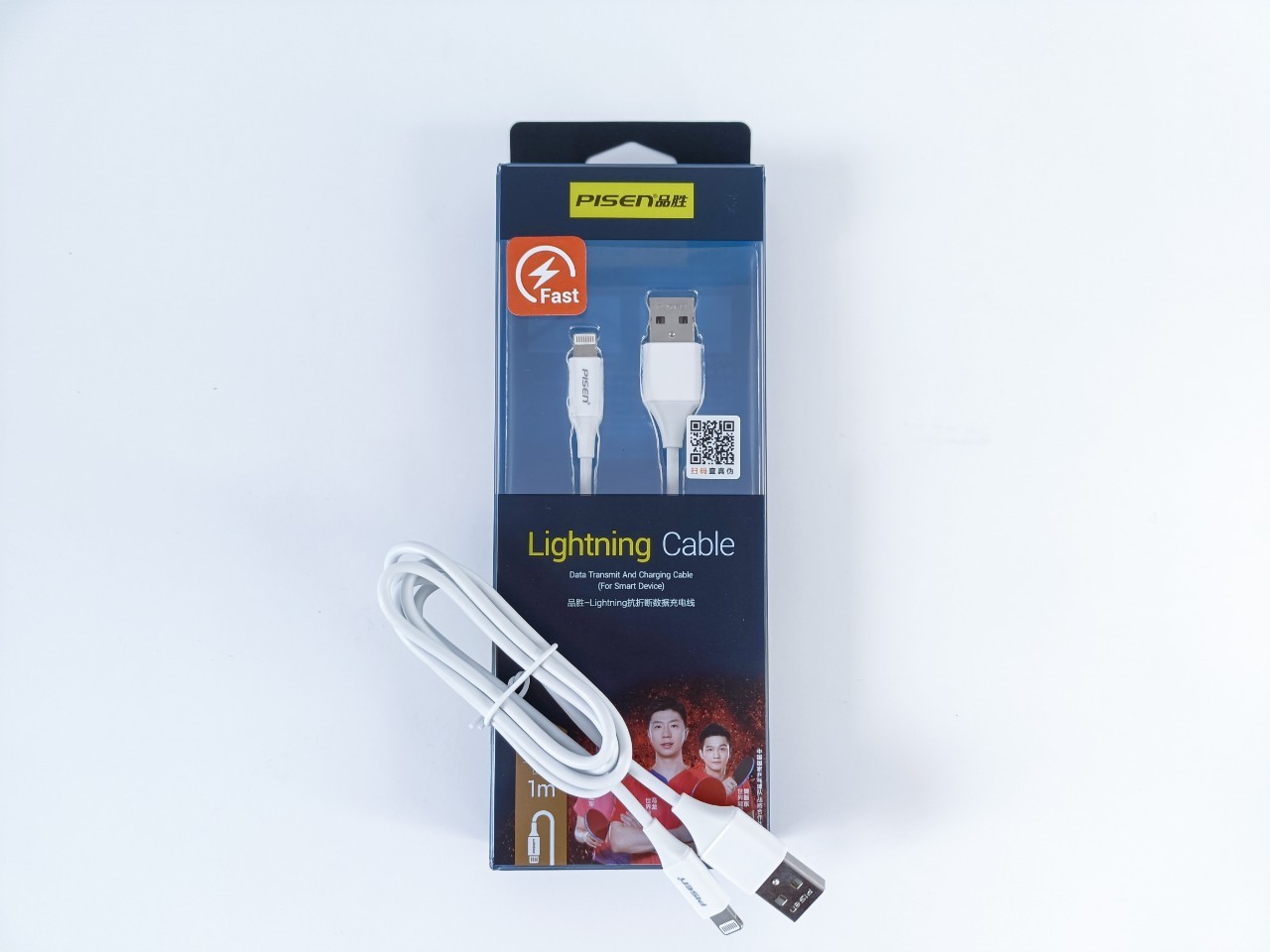 สายชาร์จโทรศัพท์ สายชาร์จไอโฟน 2.4A Fast Charge PISEN