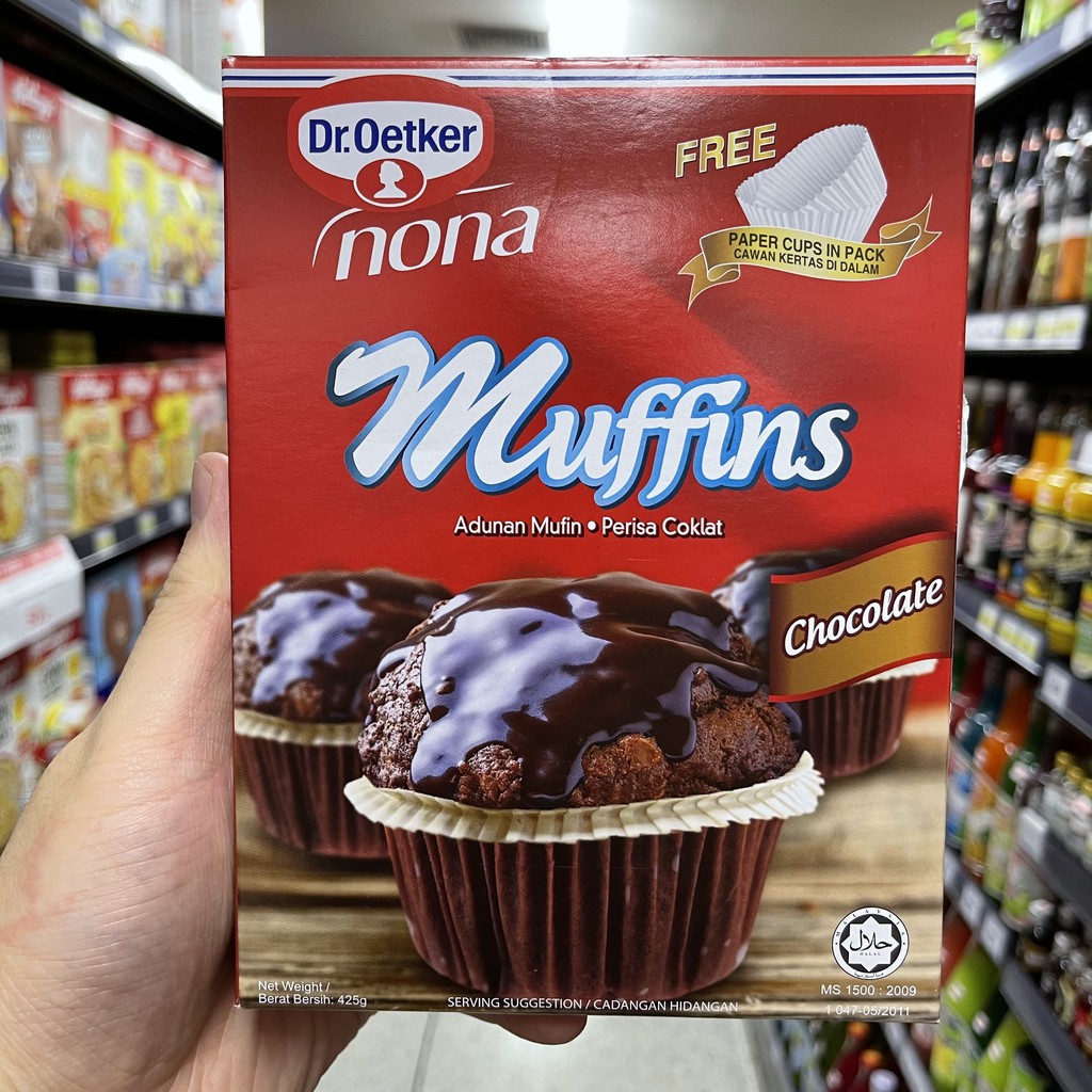 ดร.โอ๊ตเกอร์ แป้งมัฟฟิน สำเร็จรูป 425 กรัม Dr.Oetker Muffins Mix 425 g.
