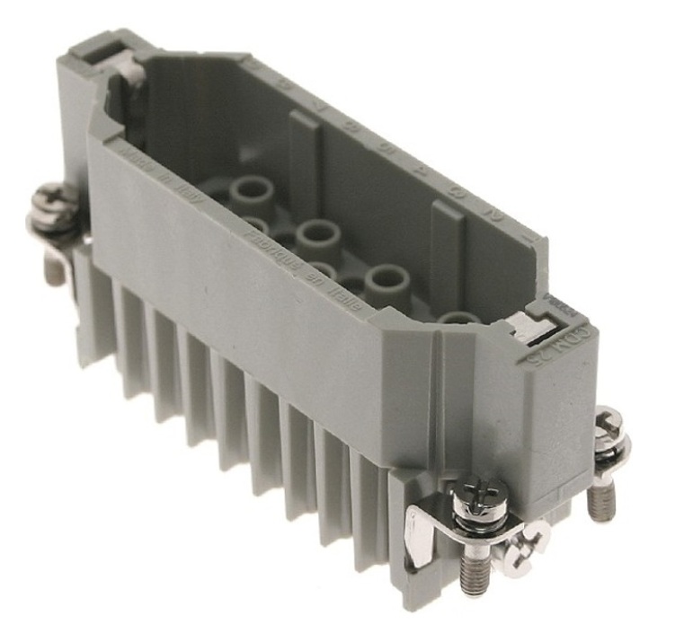 CDM25 MALE INSERT 25P+E-10A/250V-FOR CRIMP CONTACT CDMAx 25 Pin "ILME"