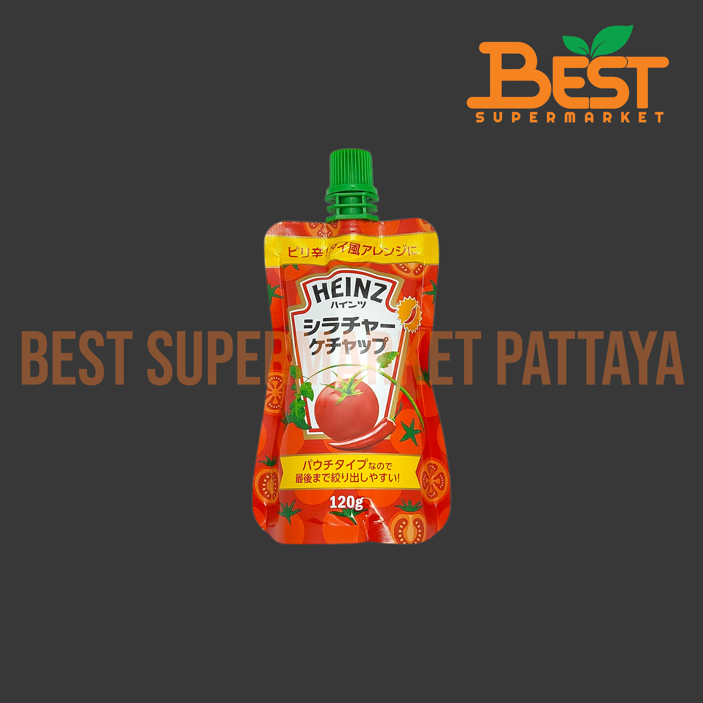 ไฮนซ์ ซอสมะเชือเทศผสมพริกศรีราชา 120 กรัม.Heinz Sriracha Ketchup 120 g.