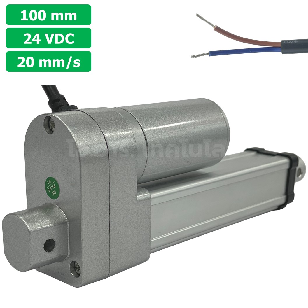 CLB-100 24VDC มอเตอร์ก้านชัก ระยะชัก 100mm 20mm/s 700N Electric Linear Actuator Low Noise เสียงรบกวนน้อย พัตเตอร์ไฟฟ้า Putter มอเตอร์แกนชัก