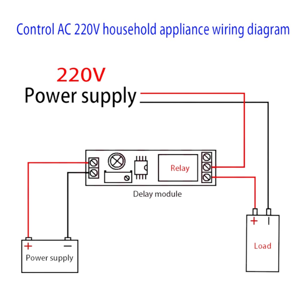 NE555 5V/12V รีเลย์ หน่วงเวลาเปิด/ปิด Delay Relay Module Time Delay Switch Delay Timer Relay 1-10s Fixed DC 5VDC/12VDC โมดูลรีเลย์หน่วงเวลา
