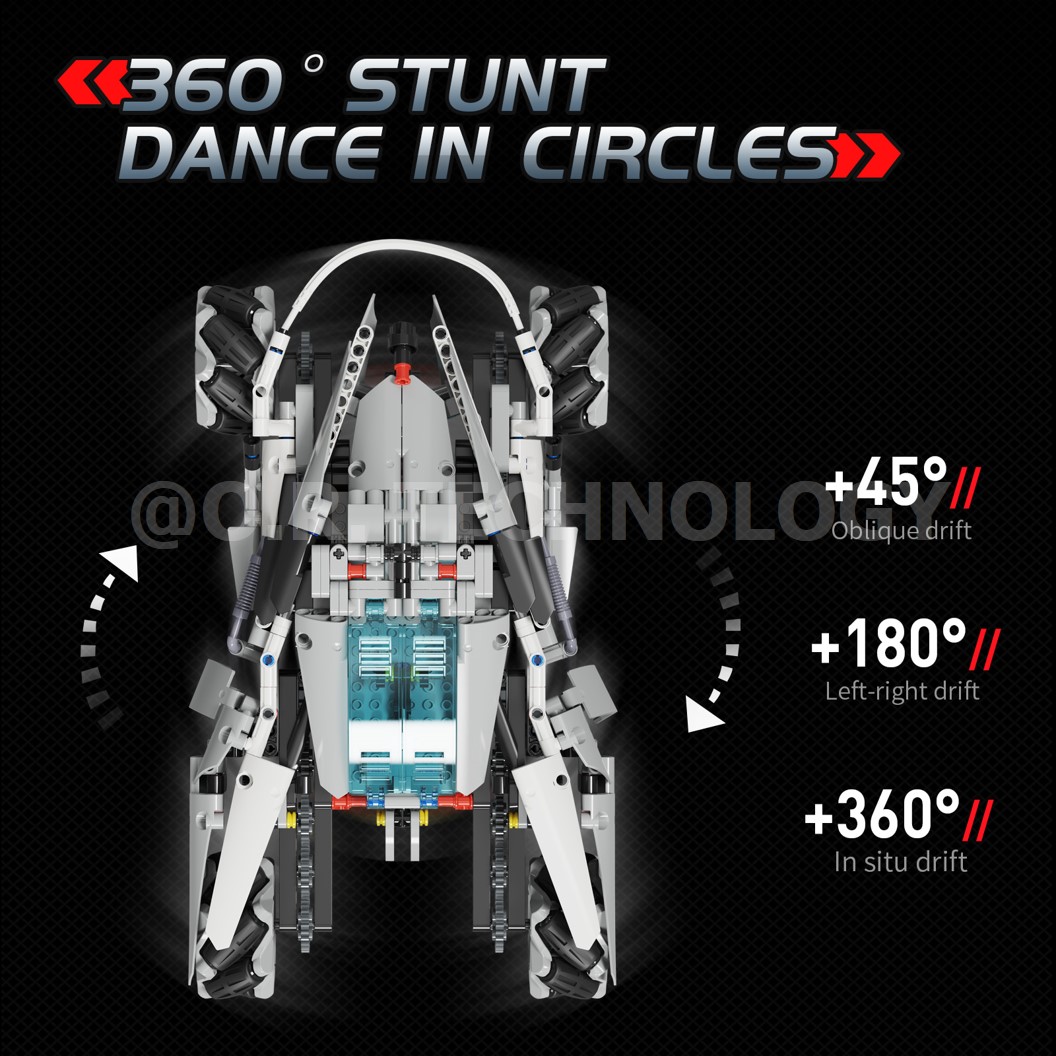 KEEYEE WORLD K96118 ชุดเรียนรู้ เสริมทักษะ Tank and Robot ตัวต่อ STEAM Educational Programmable Robot Kit Building Block