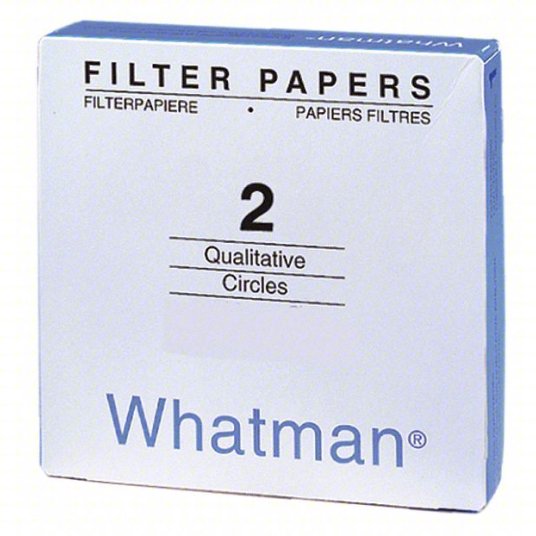 Filter Papers Grade 2,กระดาษกรอง เบอร์ 2, ยี่ห้อ Whatman™ (**เช็คสต๊อกสินค้าก่อนสั่งซื้อ**) 1002