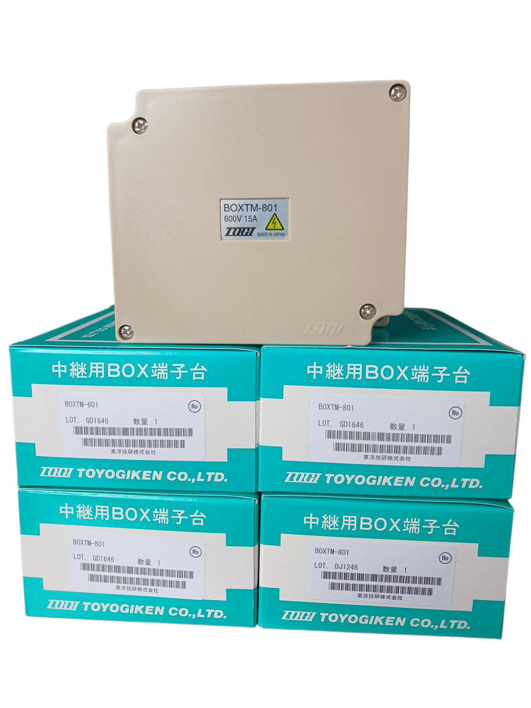TOGI-BOXTM-801 : กล่องเทอร์มินอลบล็อค 8P 15A 600V IP67