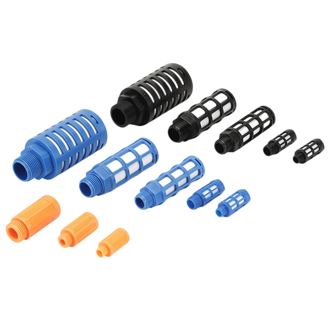 PSL ตัวเก็บเสียง พลาสติก 1หุน-8หุน Plastic Silencer PSL 1/8”-1” ตัวลดเสียงลม ข้อต่อเก็บเสียง ข้อต่อลม G1/8 G1/4 G3/8 G1/2 G1