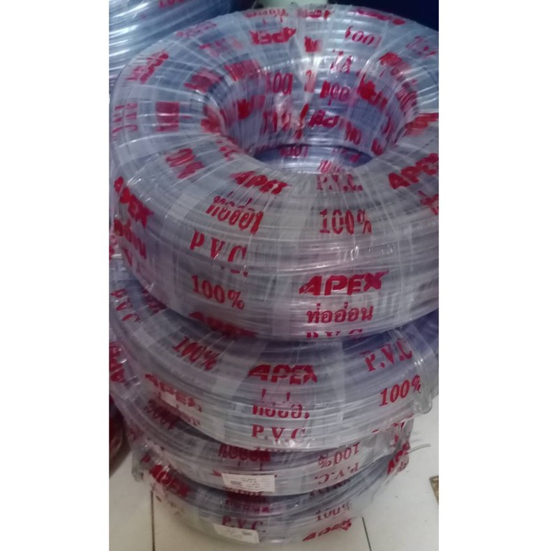 สายยางใส 1/4' , 5/16' , 3/8' นิ้ว x 100 ม.(ราคารวมแวท) อุปกรณ์ในการก่อสร้างสำหรับวัดระดับ มีความยืดหยุ่นตัวสูง