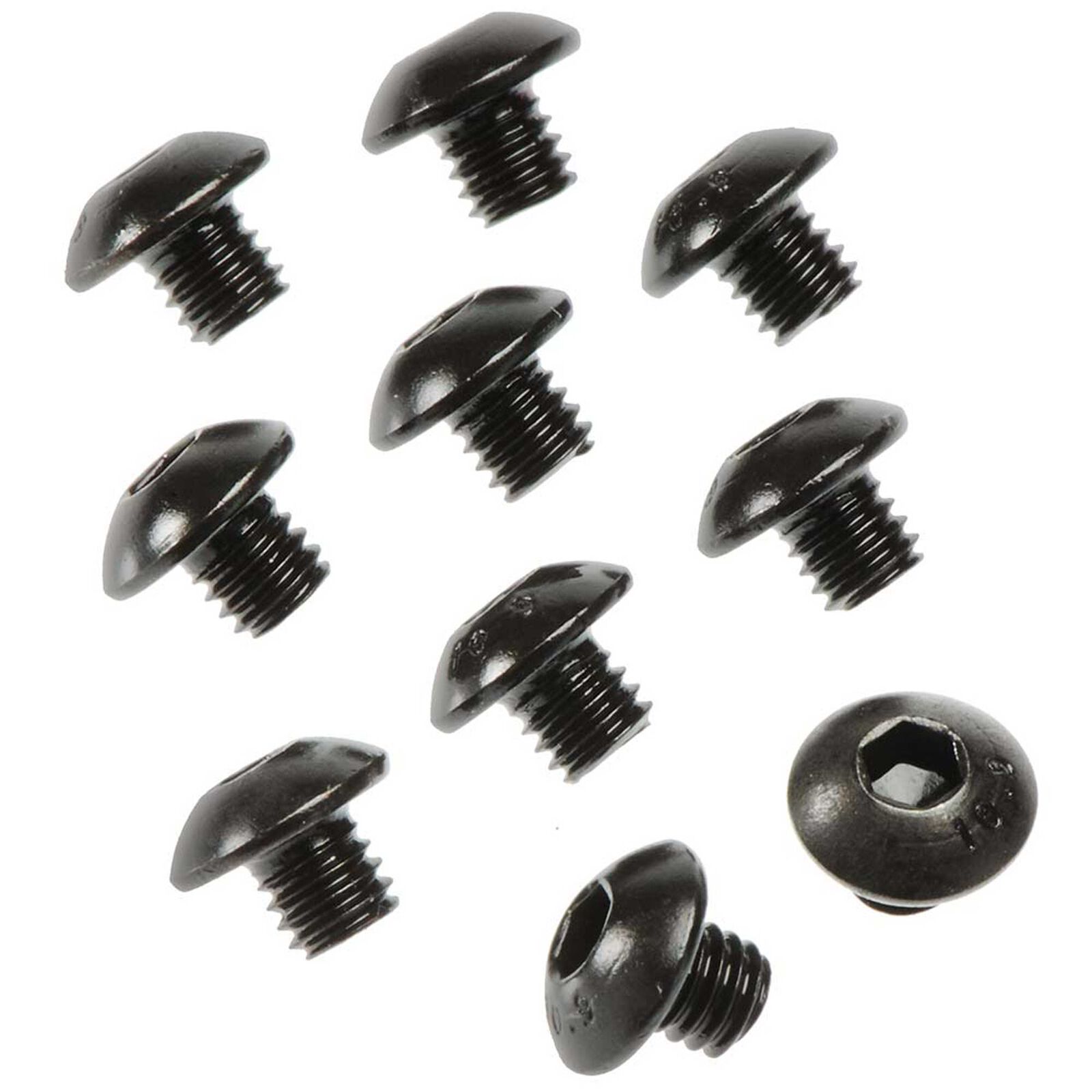 ARAC9841 (Ref. AR721303) Button Head Hex Machine Screw 3x3mm (10): 4x4