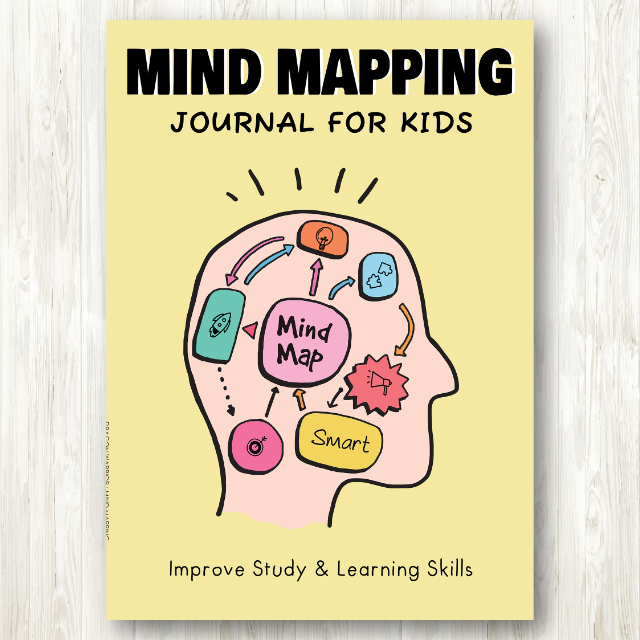 Mind Mapping Journal 1 สมุดโน๊ตฝึกทำมายแมพ ช่วยพัฒนาทักษะการเรียนรู้