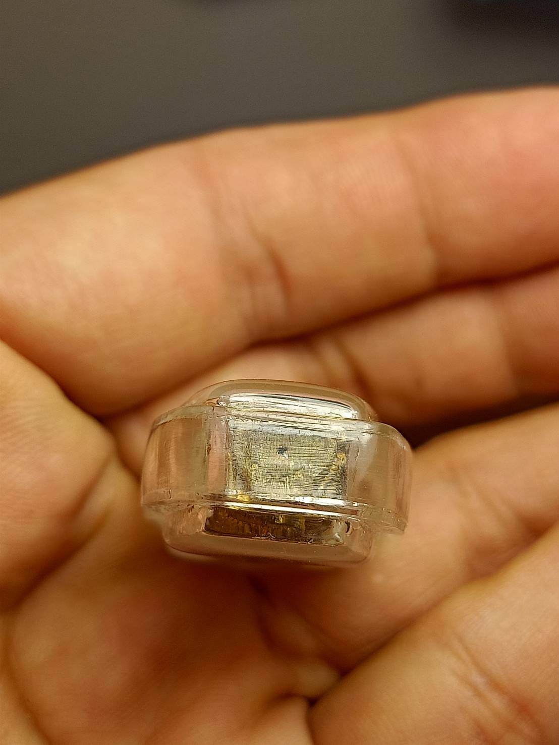 พระนาคปรกหลวงปู่หลวง กตปุญโญ วัดศีรีสุบรรพต จ.ลำปาง ปี 2544 (SKU-05778)