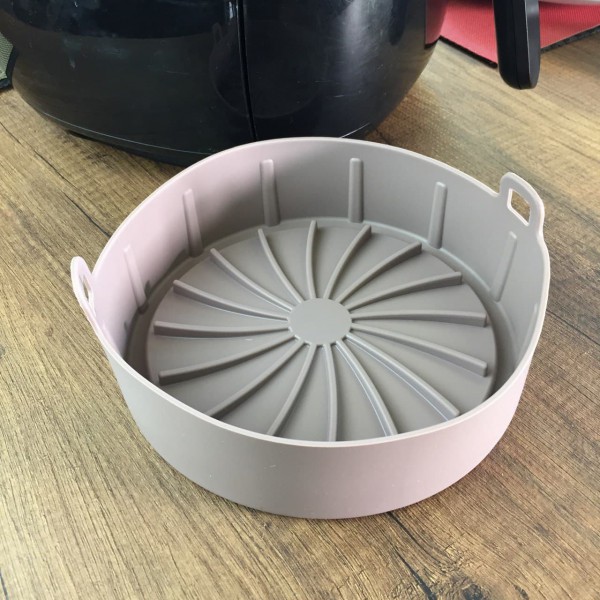 POT-2SB หม้อทอดซิลิโคนสีน้ำตาล ขนาด(เล็ก)