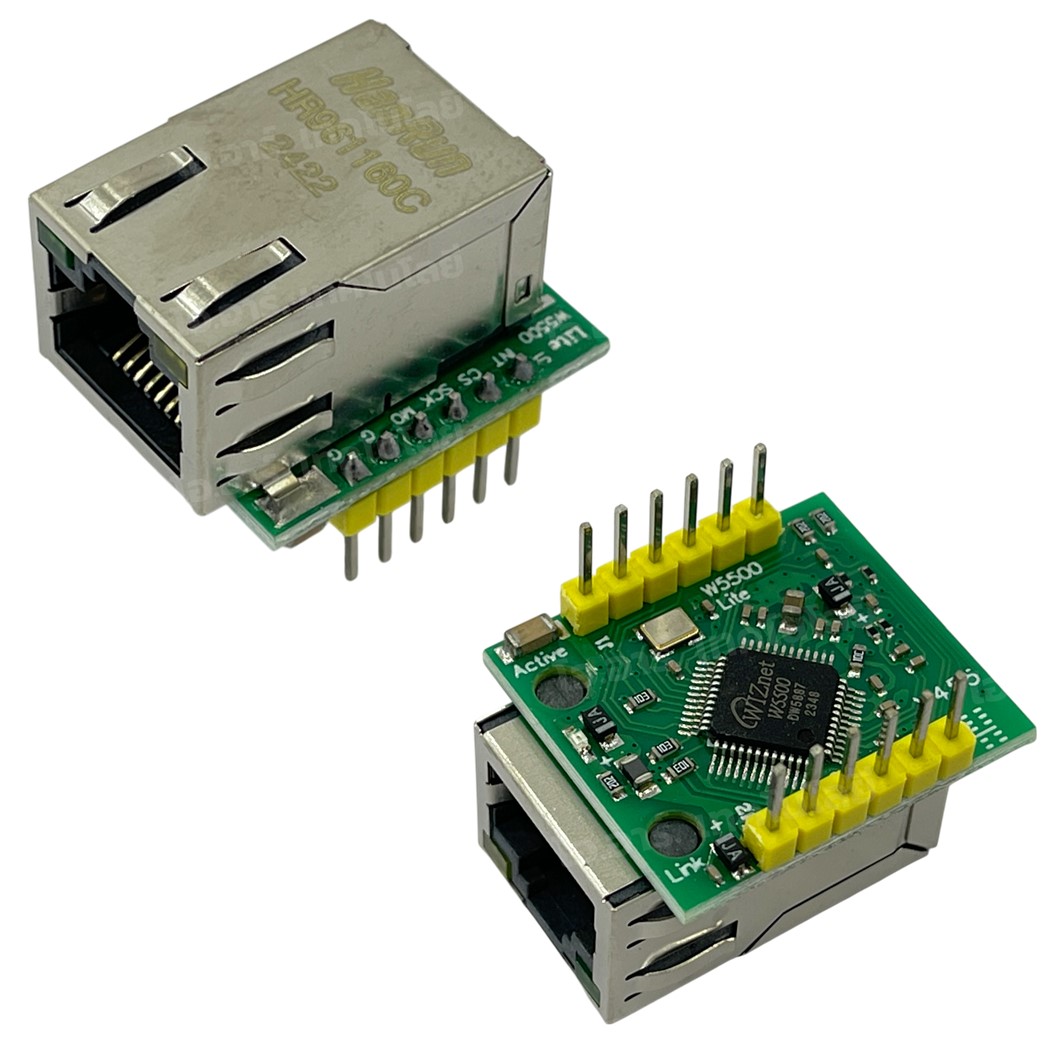 W5500 module TCP/IP Ethernet module compatible with WIZ820io โมดูลเชื่อมต่ออินเตอร์เชื่อมต่อระบบเครือข่าย Ethernet เชื่อมต่อ Internet