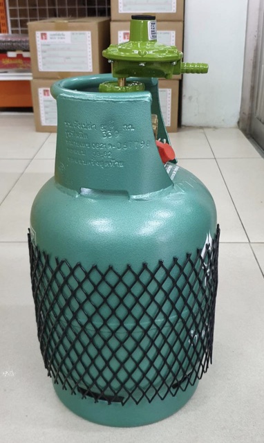Lucky Flame รุ่น L-326P หัวปรับแรงดันแก๊สสำหรับถังแก๊สขนาด4 kg ได้ทุกยี่ห้อ พร้อมสายแก๊ส 2 เมตร ตัวรัดสาย 2 ตัว