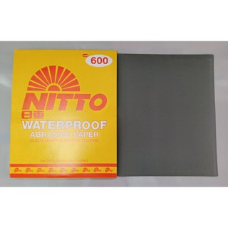 กระดาษทรายน้ำ NITTO #80 - #1000 ขายส่ง (แพคละ 60 แผ่น) กระดาษทราย (ราคารวมแวท) กระดาษทรายน้ำ กระดาษทรายขัดเหล็ก