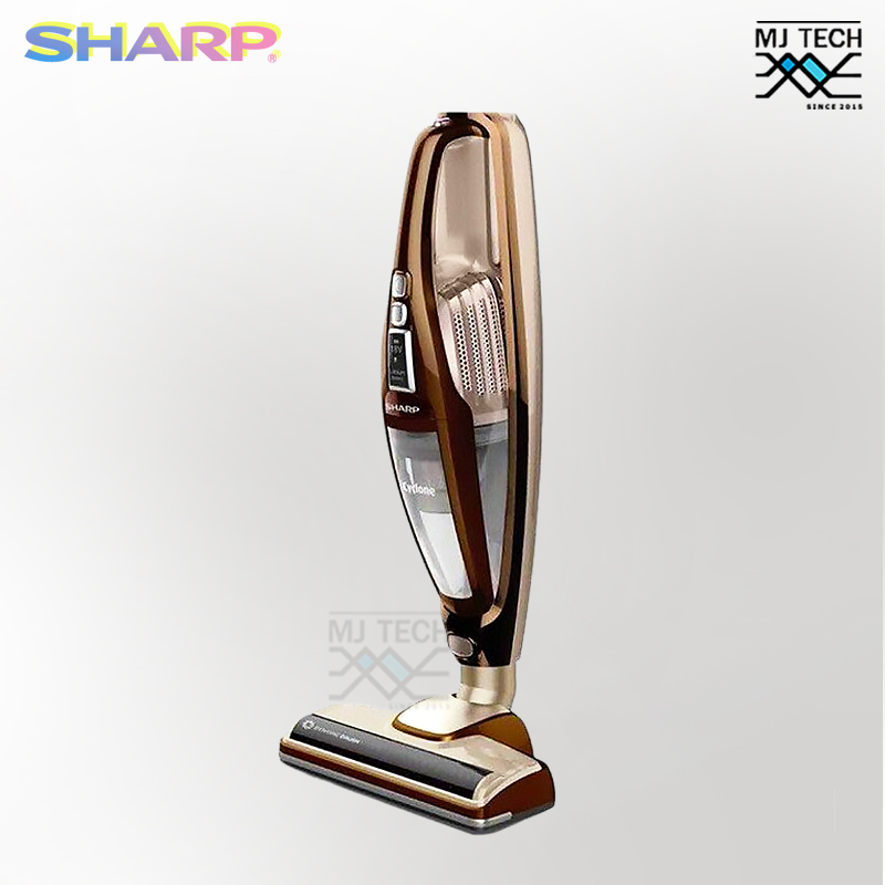 SHARP เครื่องดูดฝุ่น แบบด้ามจับไร้สาย 2 in 1 ขนาด 150 วัตต์ รุ่น EC-LH18-BR