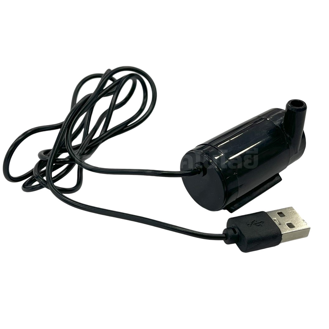 ปั๊มน้ำ USB / 3-5VDC ปั๊มแช่ ปั๊มน้ำขนาดเล็ก Mini Submersible Pump with USB สำหรับงานประดิษฐ์ งานทดลอง