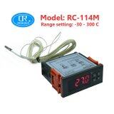 RINGDER RC-114M เครื่องควบคุมอุณหภูมิ ดิจิตอล 230V30A -30~300C พร้อมสายวัดอุณหภูมิแบบทนความร้อน
