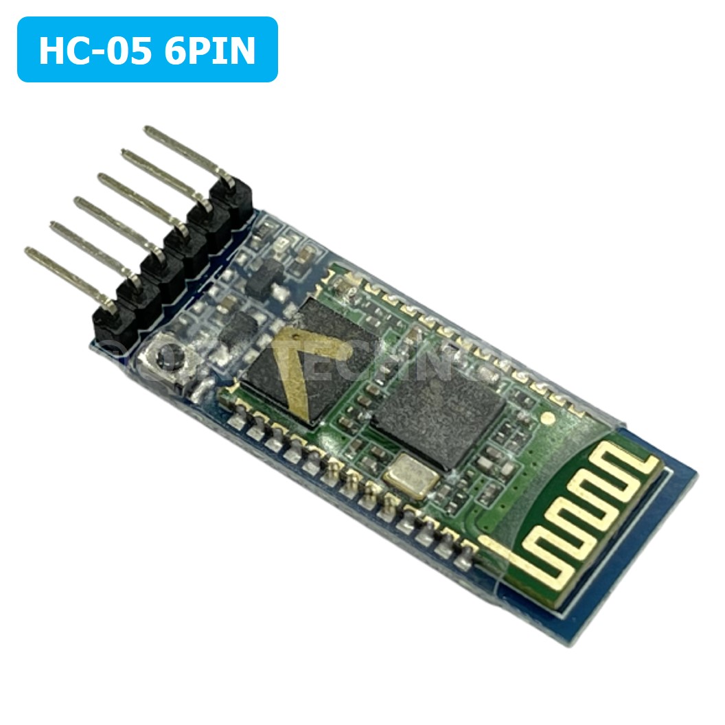(1ชิ้น) KO260 โมดูลบลูทูธ HC-05 6pin Bluetooth Module ( Master + Slave ) with Button บลูทูธ