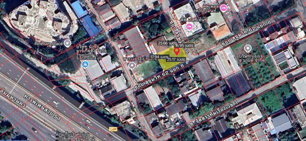 ให้เช่าที่ดิน ซอยสุขุมวิท 62 แยก 8 (ที่ดินอยู่บริเวณหัวมุมตัดกับ ซอยสุขุมวิท 56) ใกล้ BTS บางจาก 🔴สอบถาม ld line 0969549941 ตอบไว ดูแลสินเชื่อ รับผิดชอบการซื้อขายจนเสร็จ
