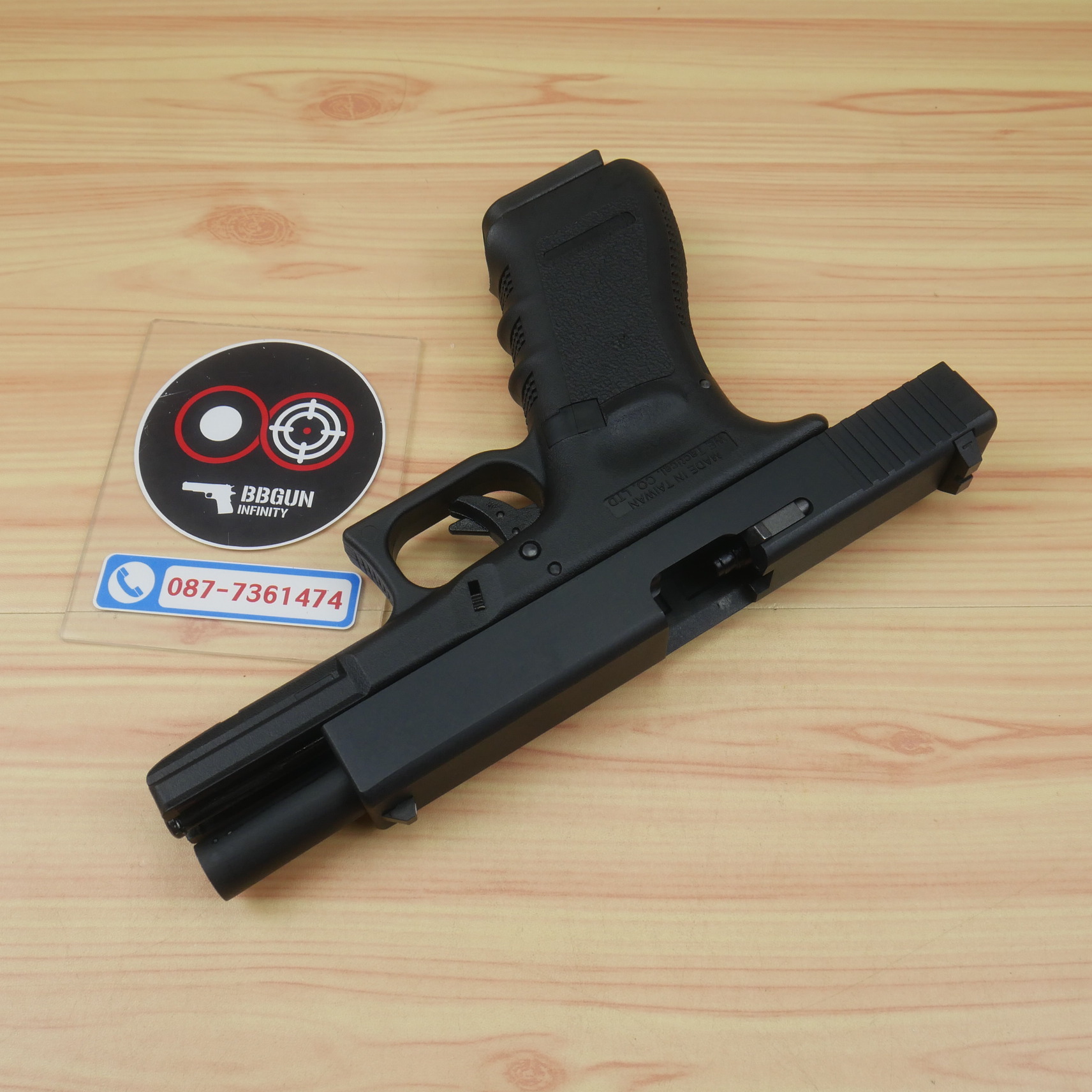 บีบีกันอัดแก๊ส WE Glock17 Gen3 สีดำ (Black) BB GUN