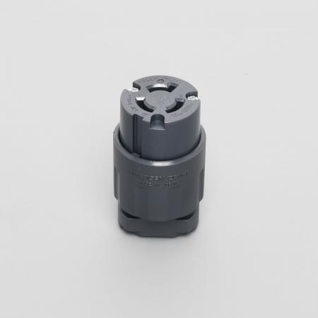AMERICAN DENKI 3124N,3124N-IV 2-Pole 3-Wire Grounding 15A 250V (NEMA L6-15) Connector Body (Nylon Housing)