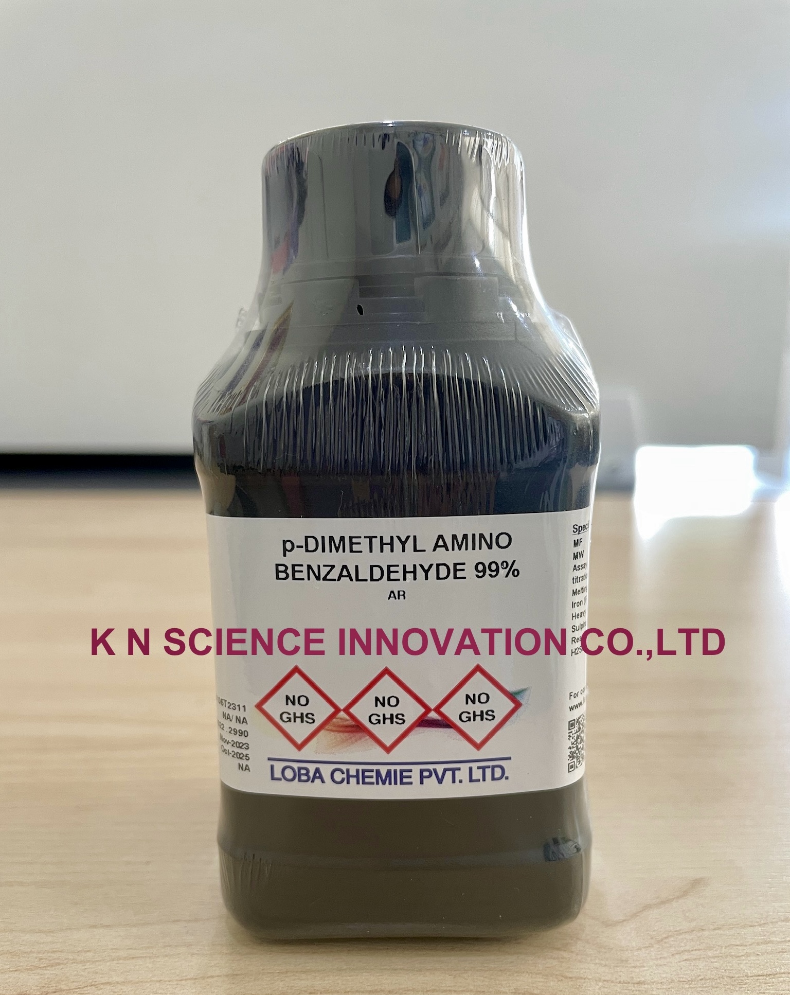 4-Dimethylaminobenzaldehyde, AR ,100 g , Loba 0337100100