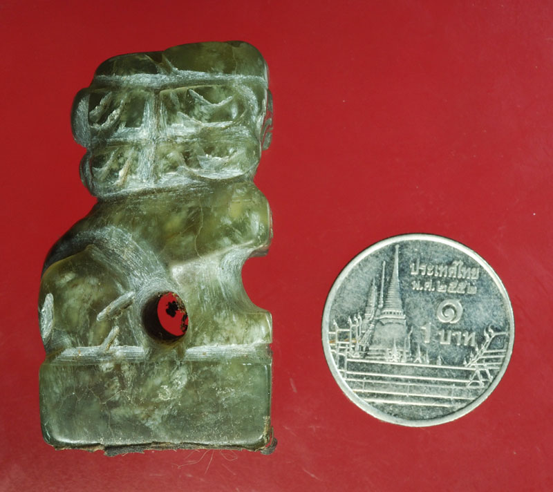 *28949 สิงห์โต แกะด้วยหิน เก่าพอมีอายุ 12