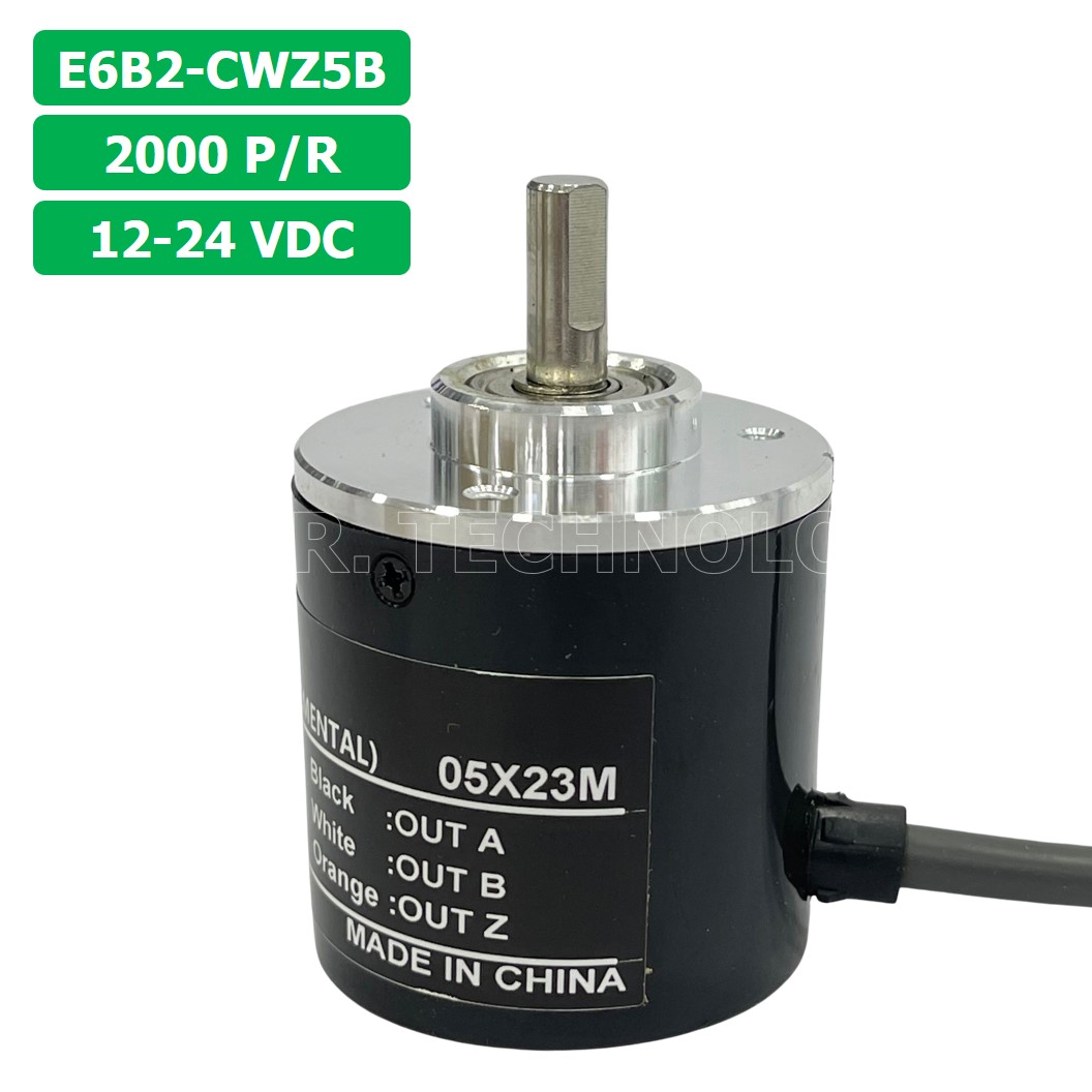 E6B2-CWZ5B 12-24VDC 100/360/600/1000/1024/2000P/R (Pulses/Revolution) โรตารี่เอ็นโค้ดเดอร์ ROTARY ENCODER INCREMENTAL (PNP open collector output)