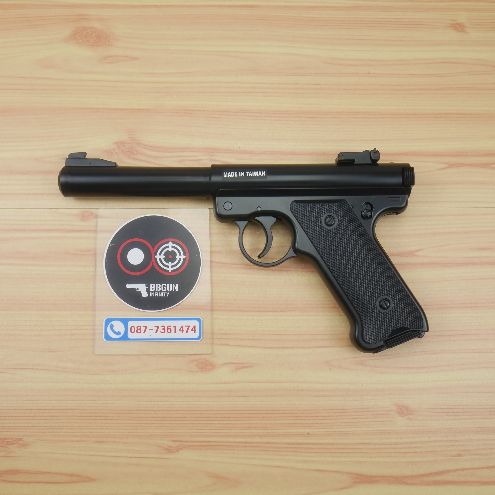 บีบีกันอัดแก๊ส KJ Work - Ruger MK1 Gas Non Blow Back BB GUN