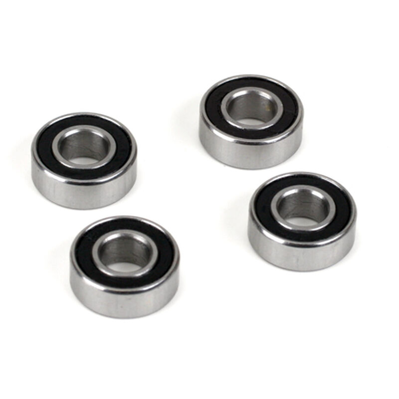 LOSA6947 5x11x4 Rubber Sealed Ball Bearing (4): 8X, 8XE