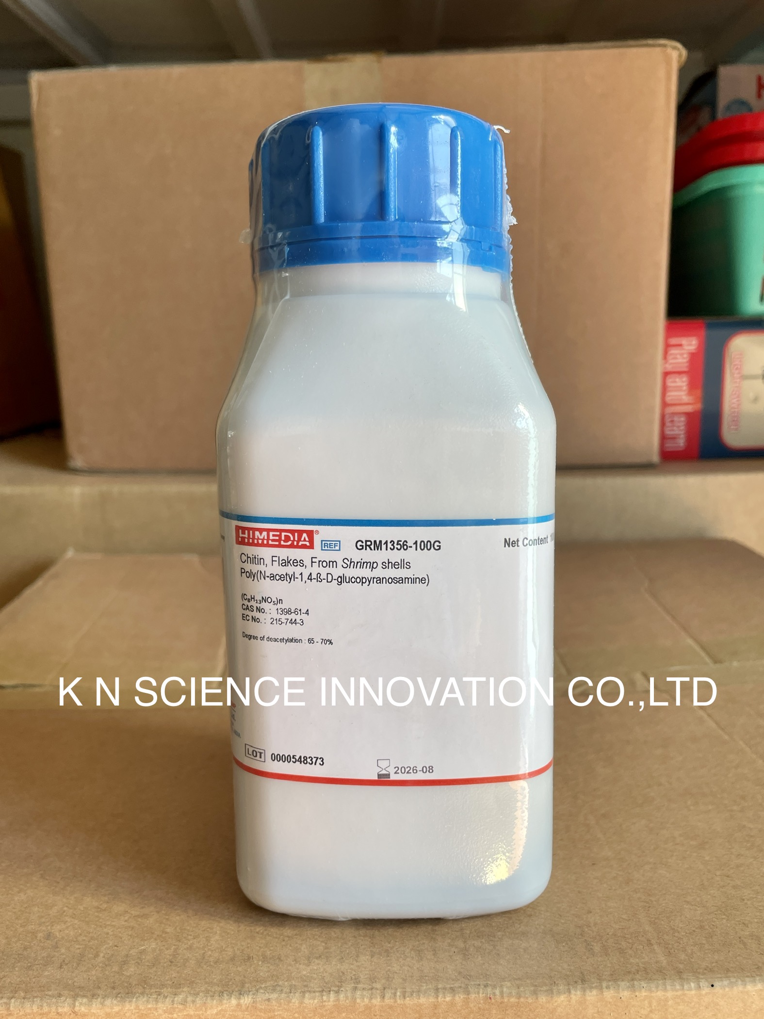 CHITIN, from shrimp shells Lab Himedia 100 GM GRM1356